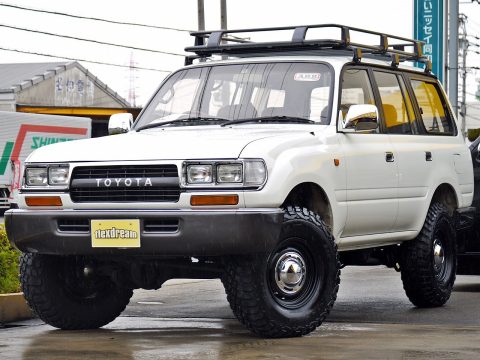 ランクル80　VX-LTD　ホワイト　リフトアップ　ARB4x4 角目　ペンドルトン　PNDLETON